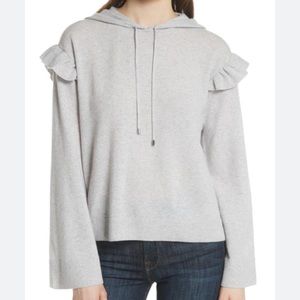 Joie Pammeli Cashmere and Wool hooded sweater
